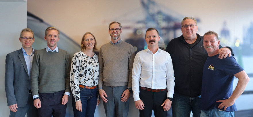 Andreas Koch, Trafag; Johannes Zetterblom, Trafag; Malin Giselsson, Gomero; Pär Gustafsson, Regal; Maximilian Grudin, Regal; Jan-Eric Nilsson, Gomero; Jasper Spencer, Gomero (left to right)