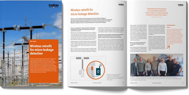 Case study «Wireless retrofit for micro-leakage detection» to download as PDF