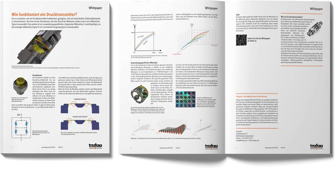 Whitepaper with explanatory video on "How does a pressure transmitter work?"