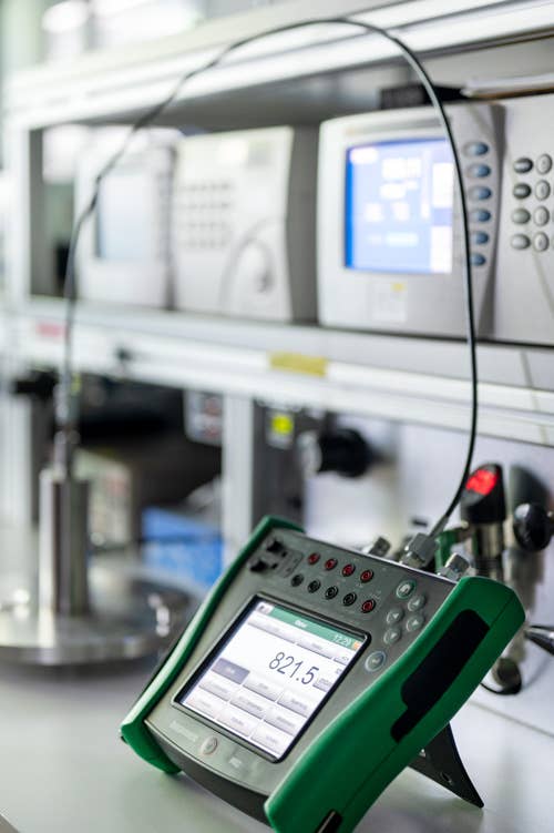 Trafags calibration laboratory in Bubikon, measuring instruments
