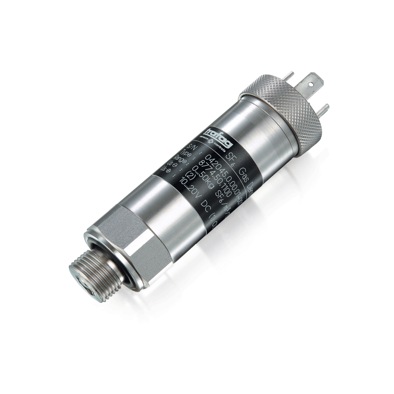 Gas density monitors and gas density sensors for SF6 and other gases