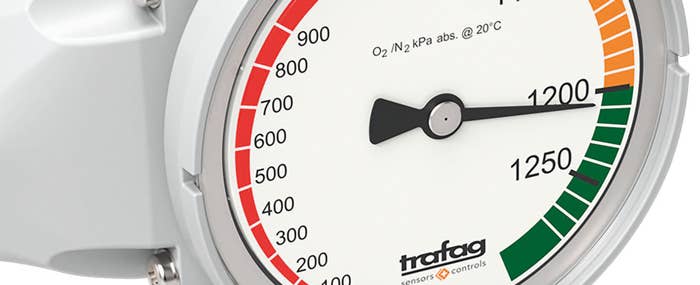 Big display of Trafag gas density monitor 8719